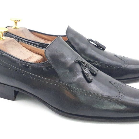 Salvatore Ferragamo Other - SALVATORE FERRAGAMO Black Tassel Loafer Mens US 11